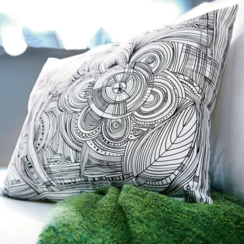 IKEA EIVOR Throw Pillow Cover